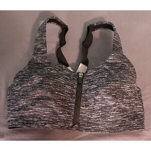 Victoria's Secret VSX Knockout UltraFront-Close Sports Bra Women's SZ 32DD Black